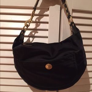 Authentic black Coach shoulder bag
