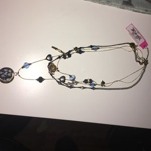 Betsy Johnson layered necklace