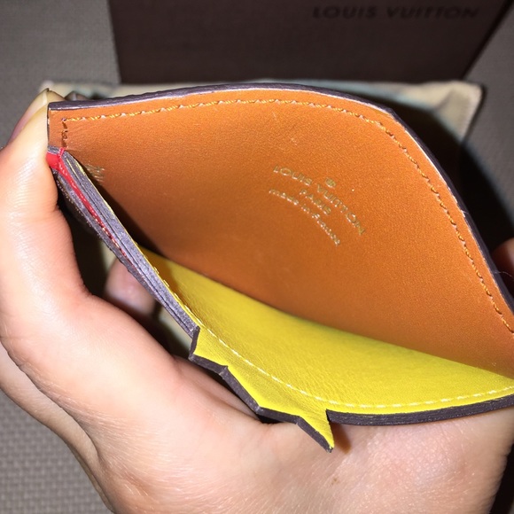 Auth Louis Vuitton TRIBAL MASK card holder wallet - Picture 4 of 4