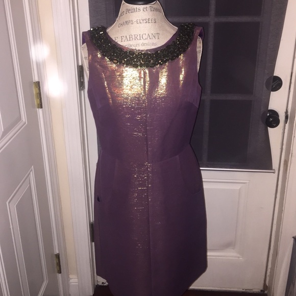 Vera Wang beaded necklace dress