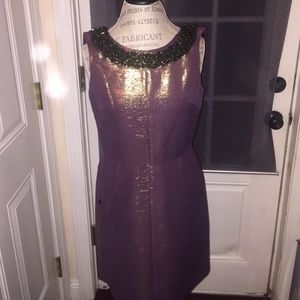 Vera Wang beaded necklace dress
