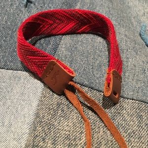 NWOT Red Hollister friendship bracelet