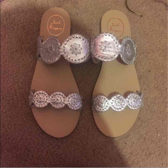 Jack Rogers Shoes - Silver jack Rogers