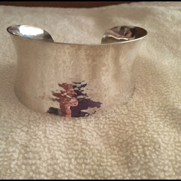 New Argento Vivo Wide Silver Cuff Bracelet