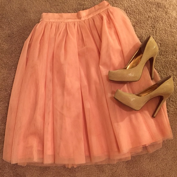 TOBI Pink Tulle Skirt