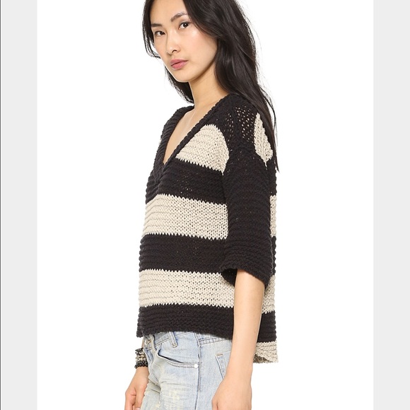 Free people parkslope stripe sweater - Picture 2 of 3