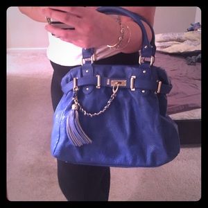 Authentic lightly used blue Steve Madden bag