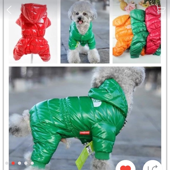 The North Face Other - Winter dog clothe by north face