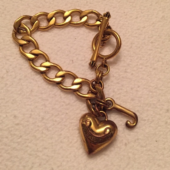 Gold Juicy Couture bracelet