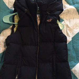 Hollister dark blue vest