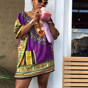 Purple Multi Dashiki