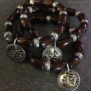 OM charm bracelet