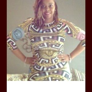 Geo style dress