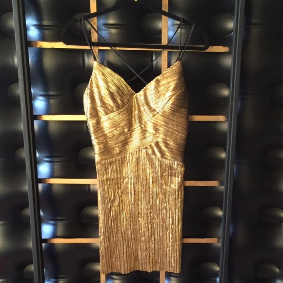 Gold Lame' Party Dress