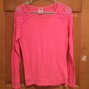 Pink long sleeve shirt