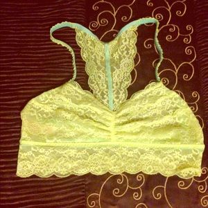 Bright yellow VS PINK Bralette