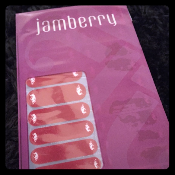 Jamberry Arkansas Razorback nail wraps