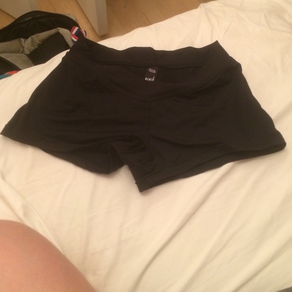 Black Bloch Dance Shorts/ Hot Shorts