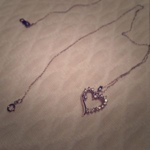 14K heart necklace