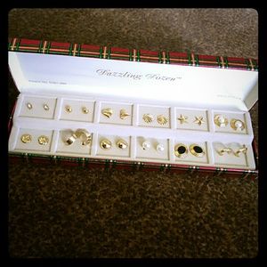12 Pairs of Earrings In Giftbox