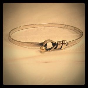 Tiffany & Co. hook gold and silver bracelet