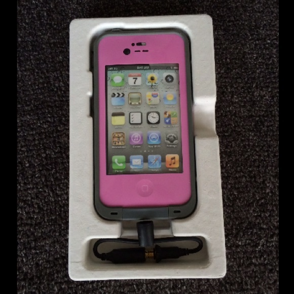 Pink iPhone 4s/4 life proof case