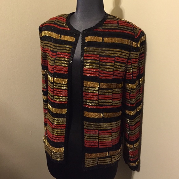 Hand beaded blazer - Picture 2 of 4