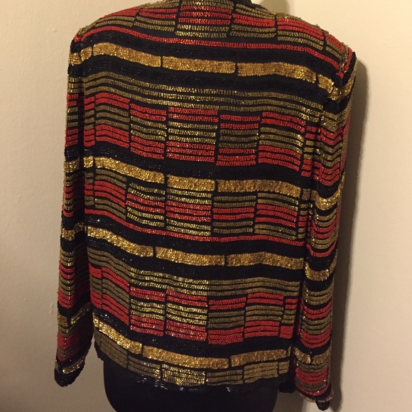 Hand beaded blazer - Picture 3 of 4