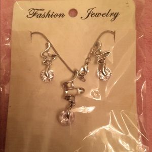 Necklace and earrings