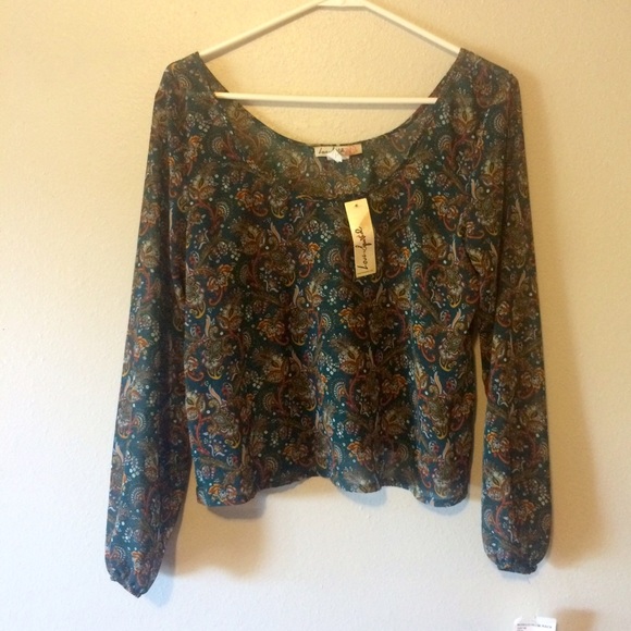 Floral Crop Top NWT