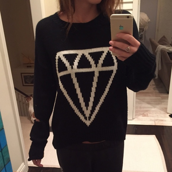 Diamond sweater