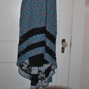 Floral High-Low Dress