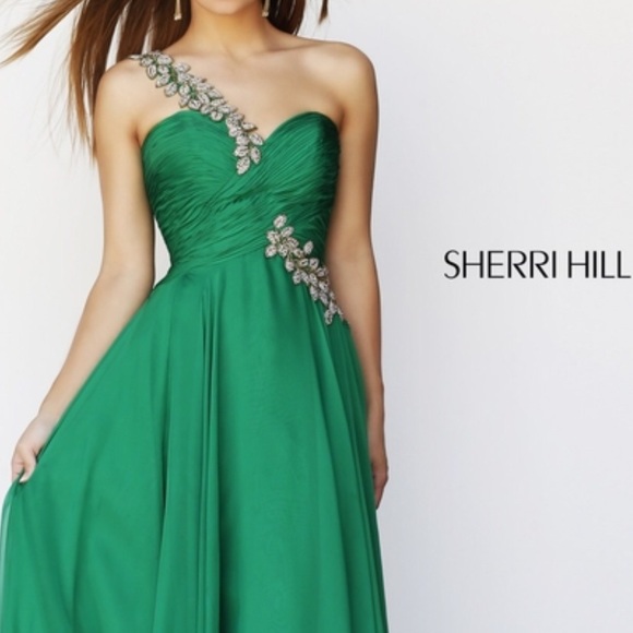 Sherri Hill Long Formal with Sweeping Train