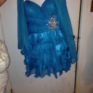 It is a bridesmaid dress size 16