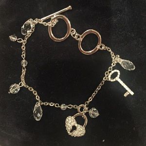 Swarovski charm bracelet