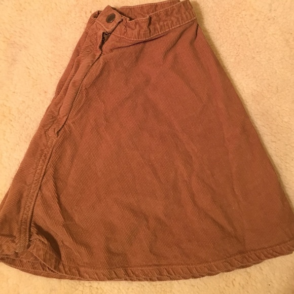 American Apparel corduroy circle skirt