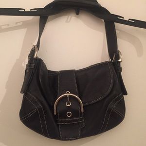 👜Black coach shoulder bag. Dearly used