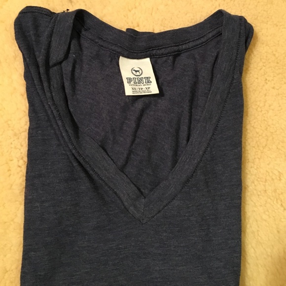 Blue v neck