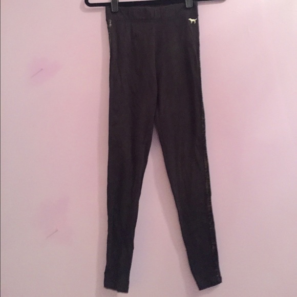 Black sequin leggings from PINK