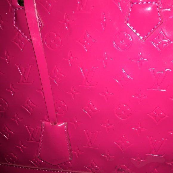 Hot pink Louis Vuitton monogram bag