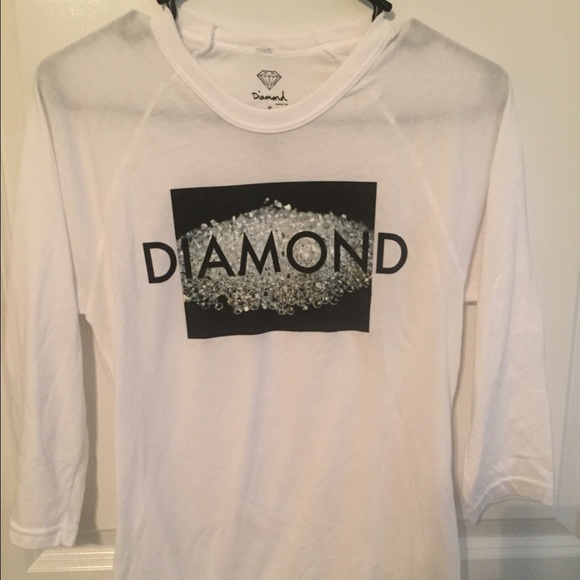 Diamond baseball tee
