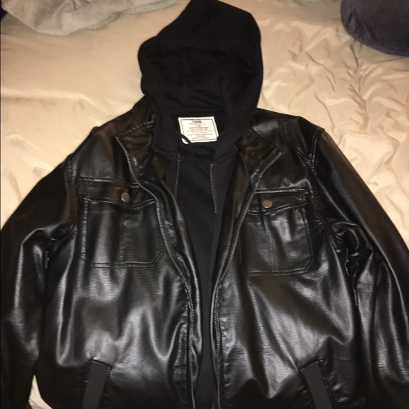 Mens Tillys Leather Jacket Brand New