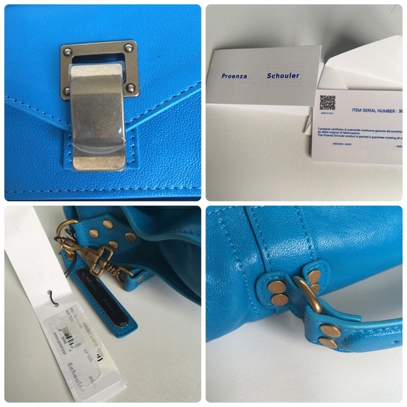 Proenza Schouler ps1 tiny satchel bag tide blue - Picture 2 of 4