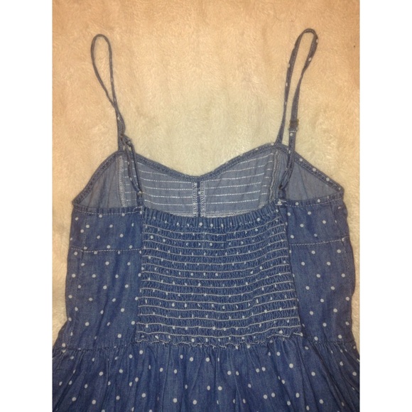 Denim polka dot dress 👗 - Picture 4 of 4