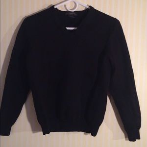 Brooks Brothers Black Wool Sweater