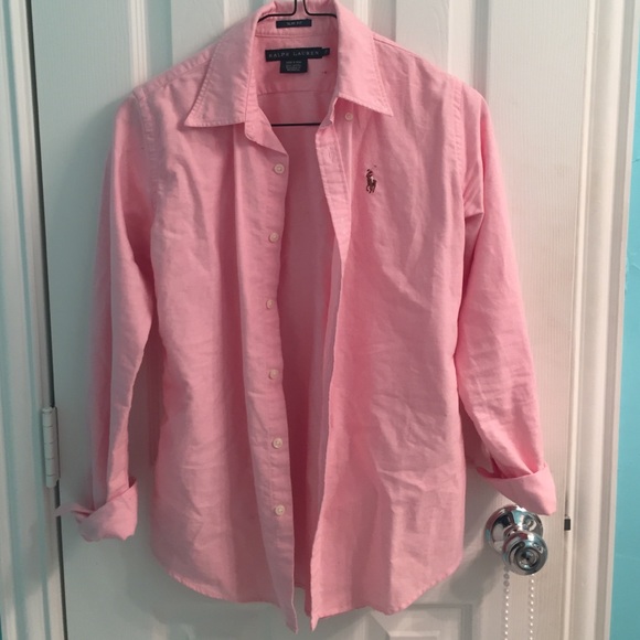 Pink polo button down!
