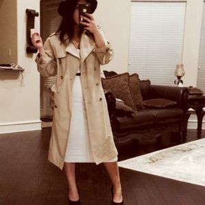 London fog trench coat