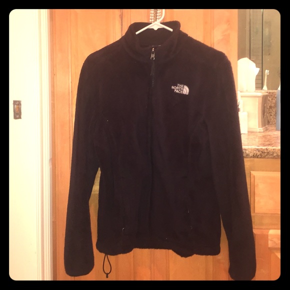 North Face full zip black fleece