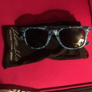 Blue sunglasses