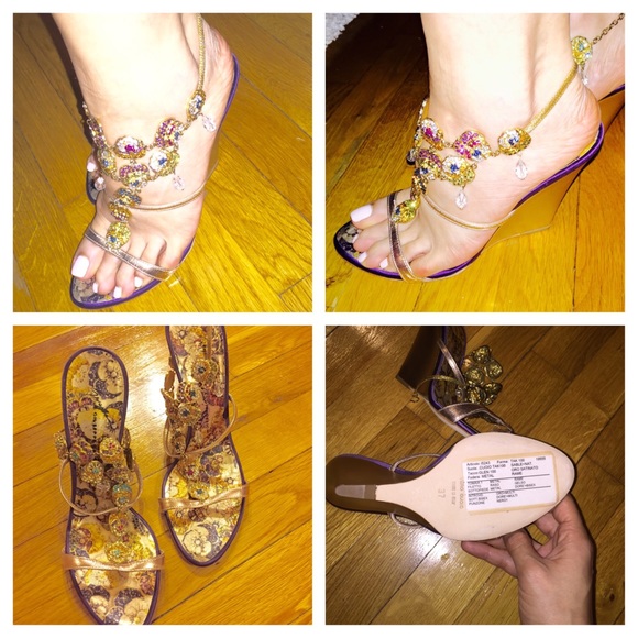 Giuseppe Zanotti Wedge Sandal - Picture 2 of 4